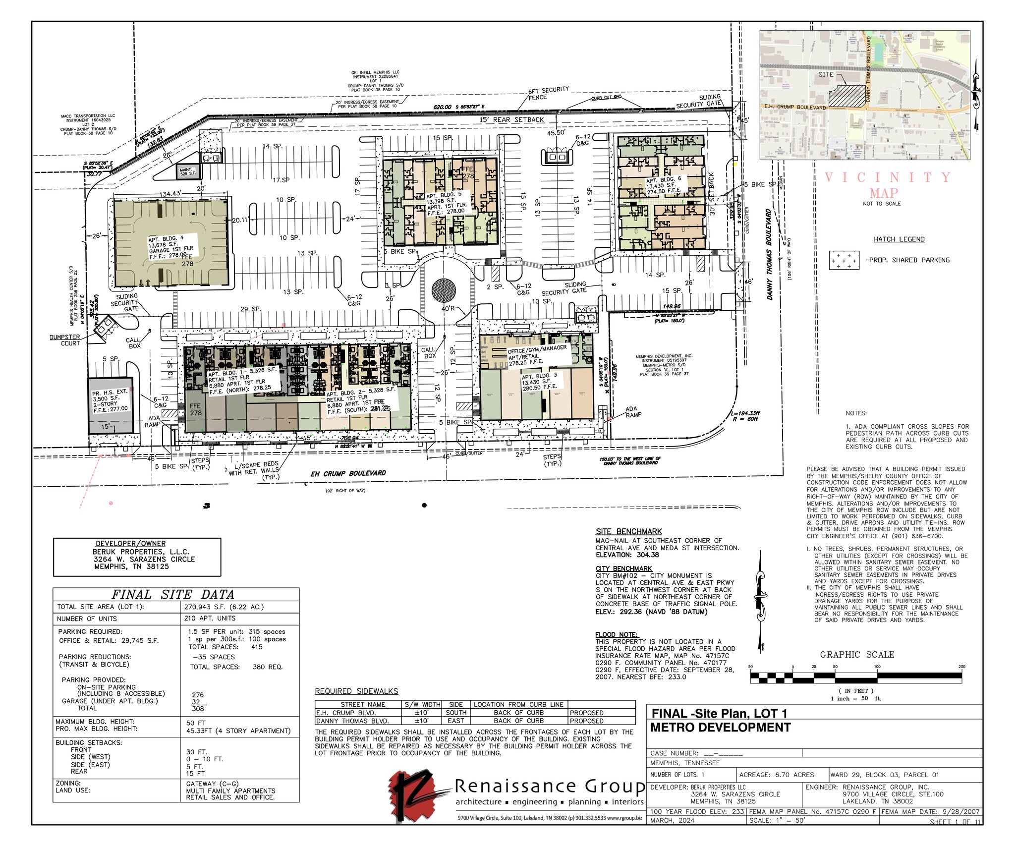 410 E.H.Crump blvd, Memphis, TN for Sale