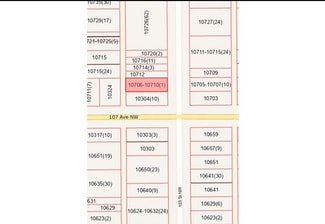 Edmonton, AB Commercial Land - 10710 103 St NW