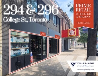 Toronto, ON Office/Retail - 294-296 College St