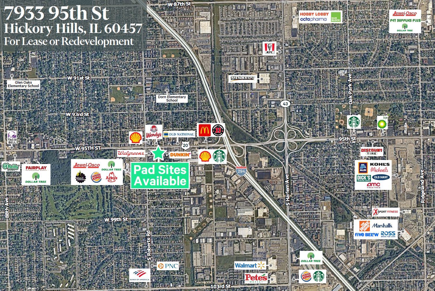 7933 W 95th St, Hickory Hills, IL for Rent