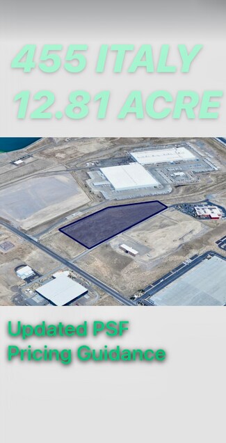 Sparks, NV Industrial Land - 455 Italy dr