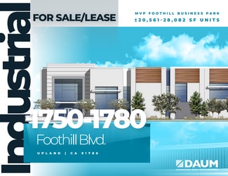 Upland, CA Warehouse - 1774 NW Foothill Blvd Upland, CA Warehouse - 1774 NW Foothill Blvd