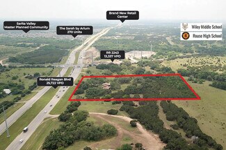 Leander, TX Commercial Land - 17451 Ronald W Reagan Blvd