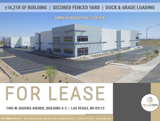 Las Vegas, NV Industrial - 7485 W Badura Ave