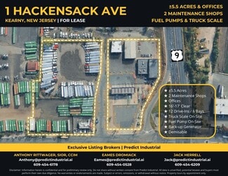 Kearny, NJ Industrial Land - 1 Hackensack Ave