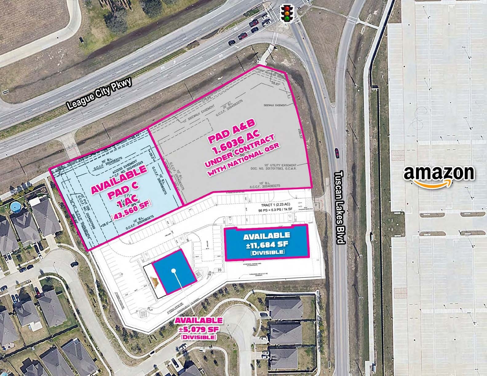 League City Parkway @ Tuscan Lakes Blvd, League City, TX for Rent