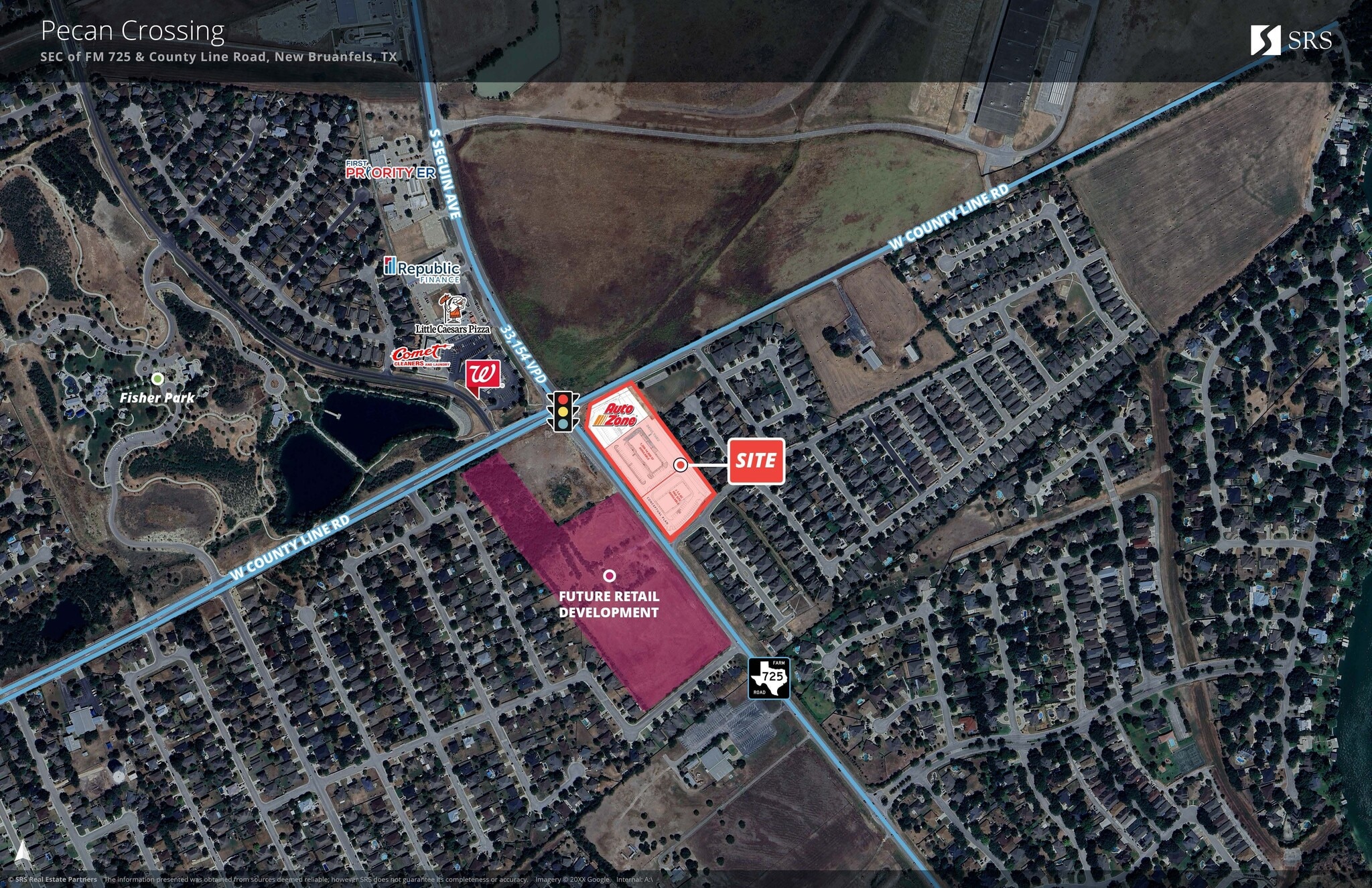 FM 725 and County Line, New Braunfels, TX for Rent