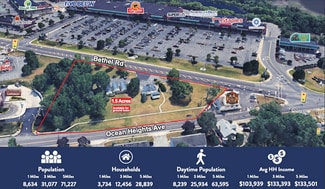 Somers Point, NJ Commercial Land - 535 W. Ocean Heights Ave
