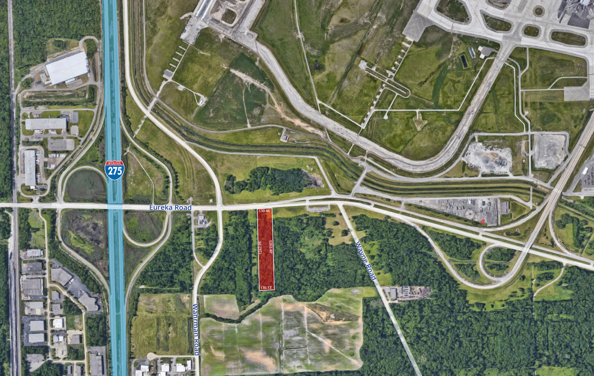 Eureka Rd @ Merriman Rd, Romulus, MI for Sale