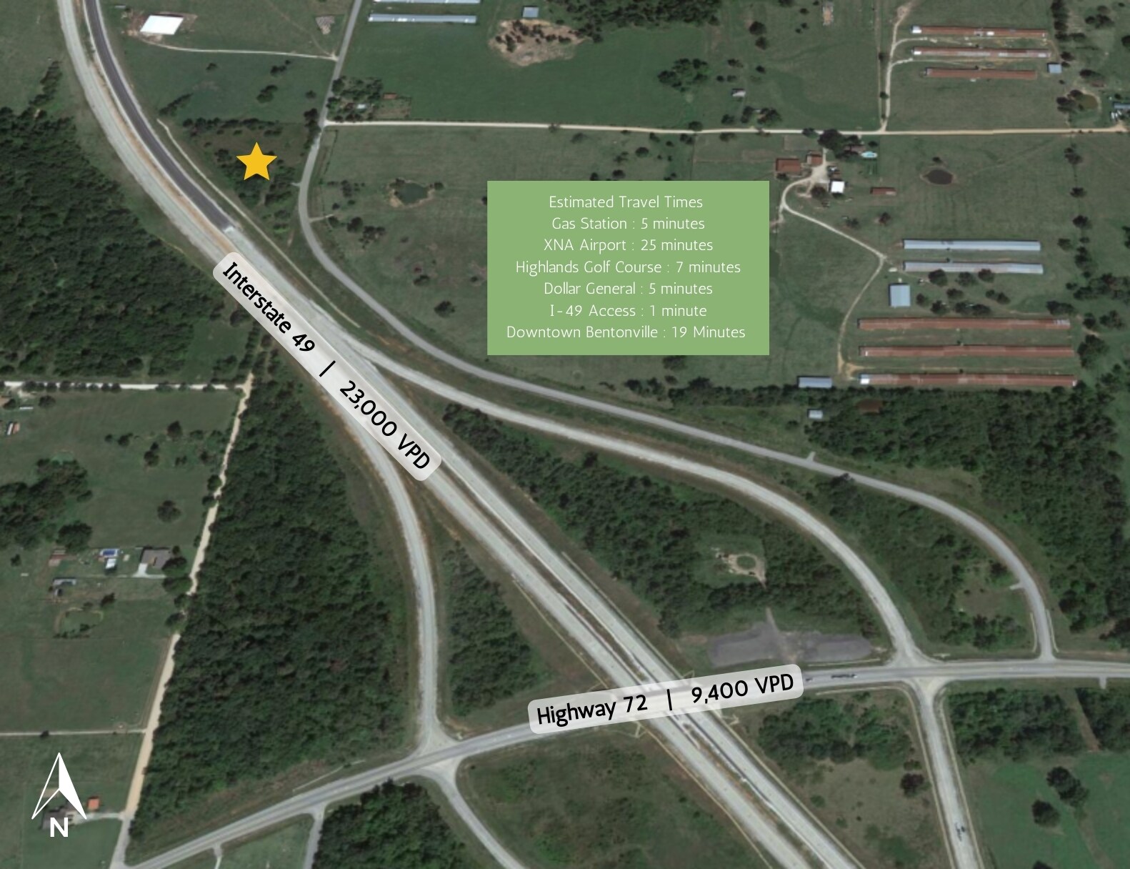13999 Mount Pleasant Road, Gravette, AR for Rent