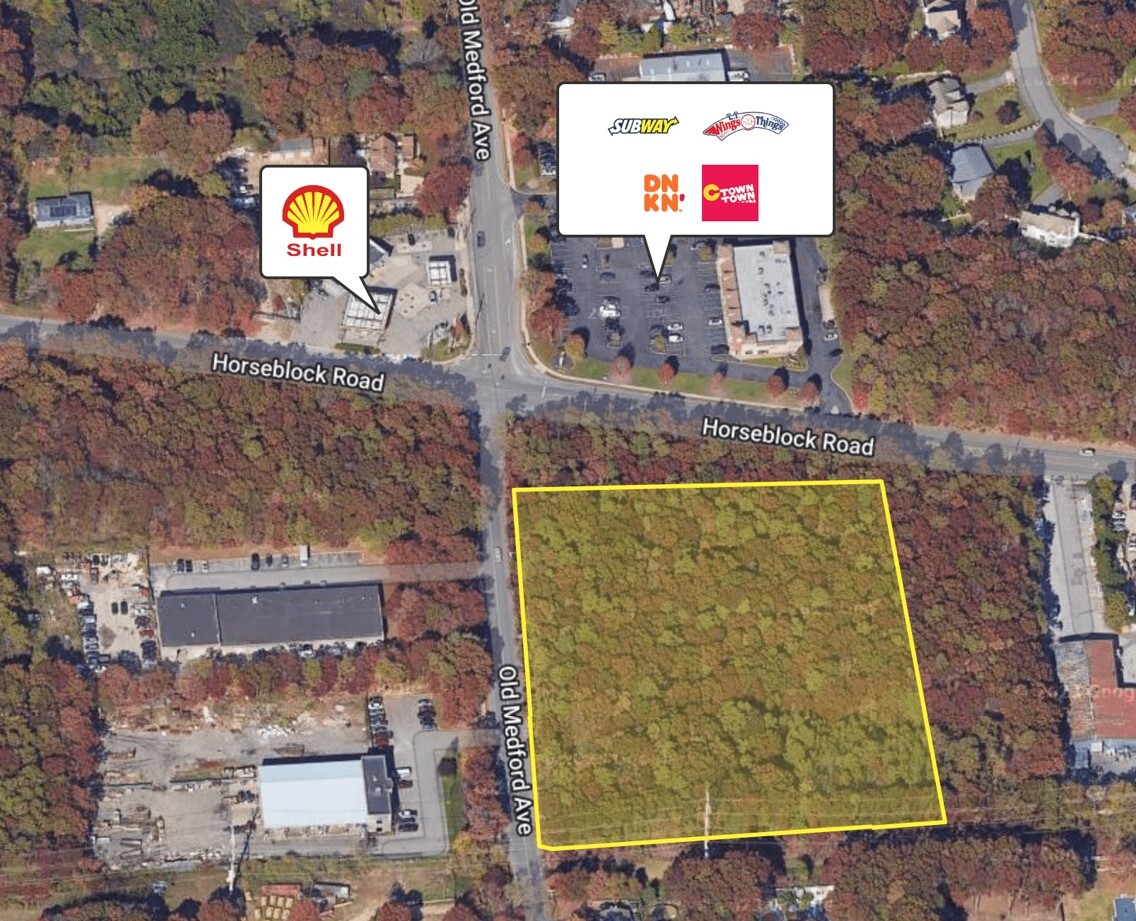 Horseblock Rd @ Old Medford Ave, Medford, NY for Sale