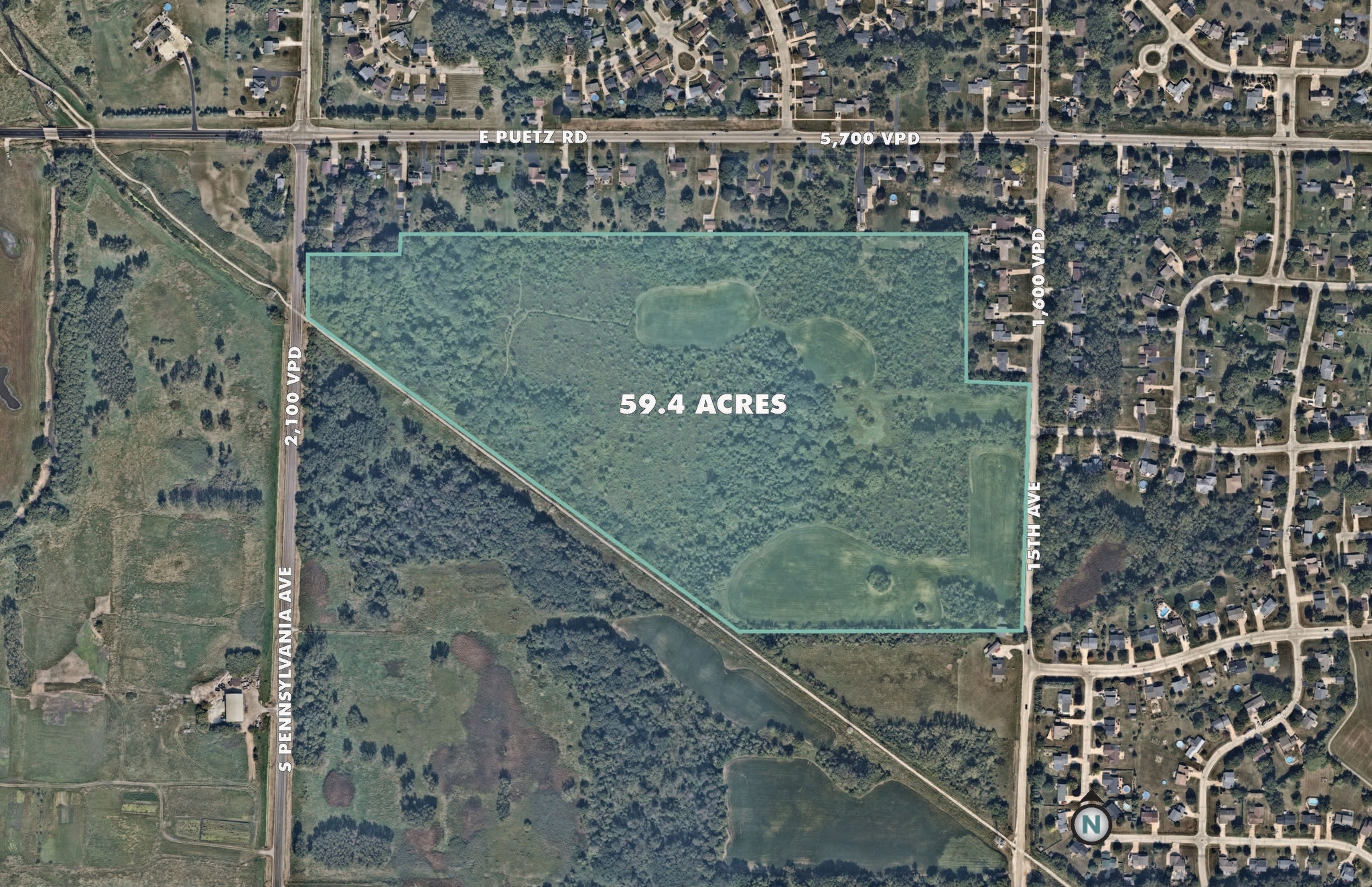 SWQ E Puetz Road & 15th Ave, Oak Creek, WI for Sale