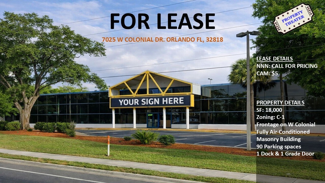 7025 W Colonial Dr, Orlando, FL for Rent
