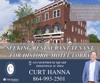 Edgefield, SC Retail - 118 Courthouse Sq