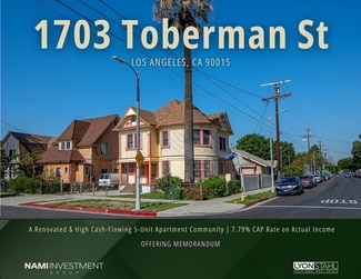 Los Angeles, CA Apartments - 1703 Toberman St