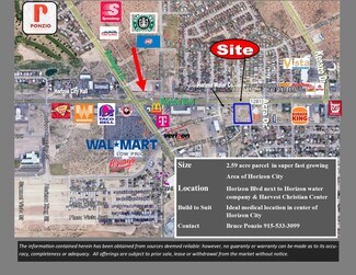 Horizon City, TX Commercial Land - 14120 Horizon Blvd Horizon City, TX Commercial Land - 14120 Horizon Blvd