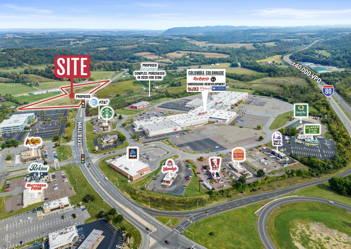 Schoolhouse Rd & Mall blvd, Bloomsburg, PA for Rent