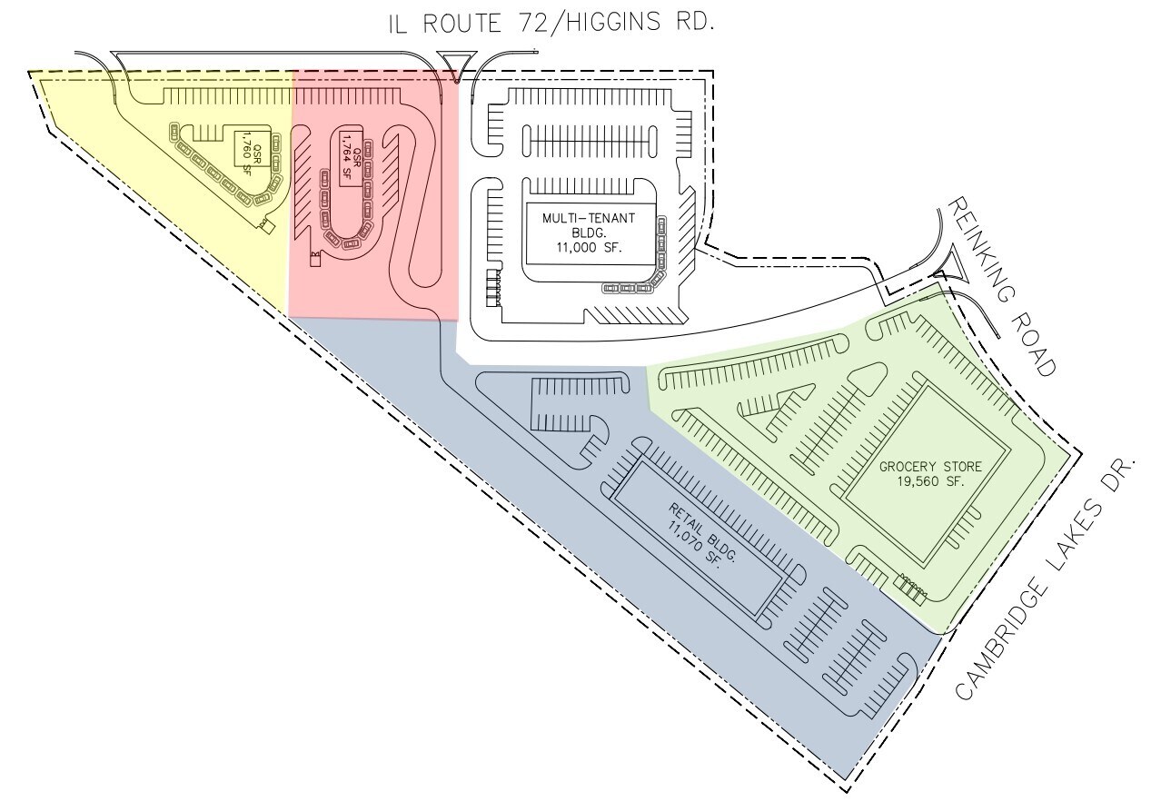 Route 72 @ Reinking Rd, Pingree Grove, IL for Sale
