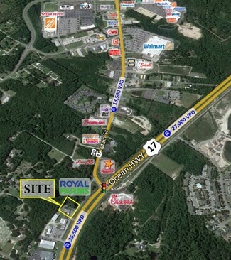 Shallotte, NC Commercial Land - 2795 Ocean Hwy W