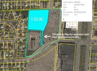 Lincoln Park, MI Commercial Land - 3574-3760 Fort St Lincoln Park, MI Commercial Land - 3574-3760 Fort St
