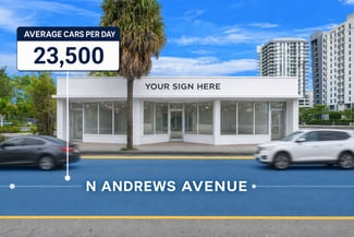 Fort Lauderdale, FL Retail - 412-416 N Andrews Ave