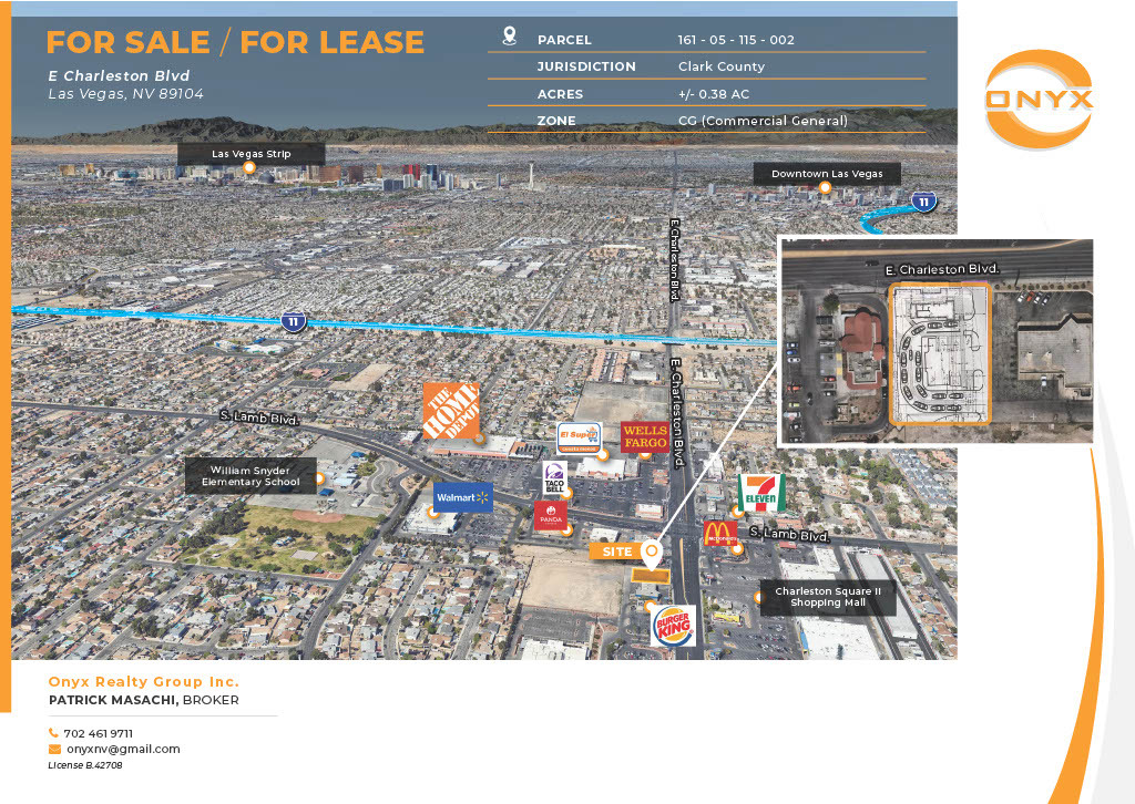 Approved Double-Drive-Thru Charleston @ Lamb, Las Vegas, NV for Sale