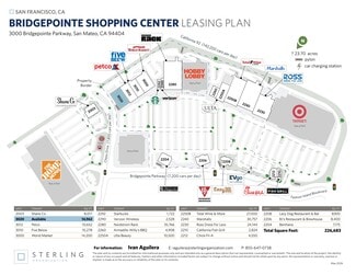 San Mateo, CA Retail - 2290-3020 Bridgepointe Pky