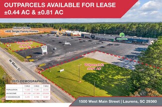 Laurens, SC Commercial Land - 00 W Main St Laurens, SC Commercial Land - 00 W Main St