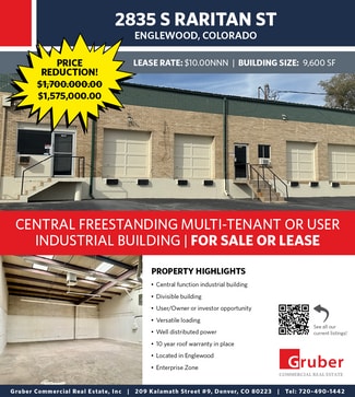 Englewood, CO Industrial - 2835-2839 S Raritan St