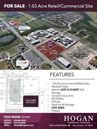 1 03 Acres - Marbach Rd Marbach Oaks Dr  