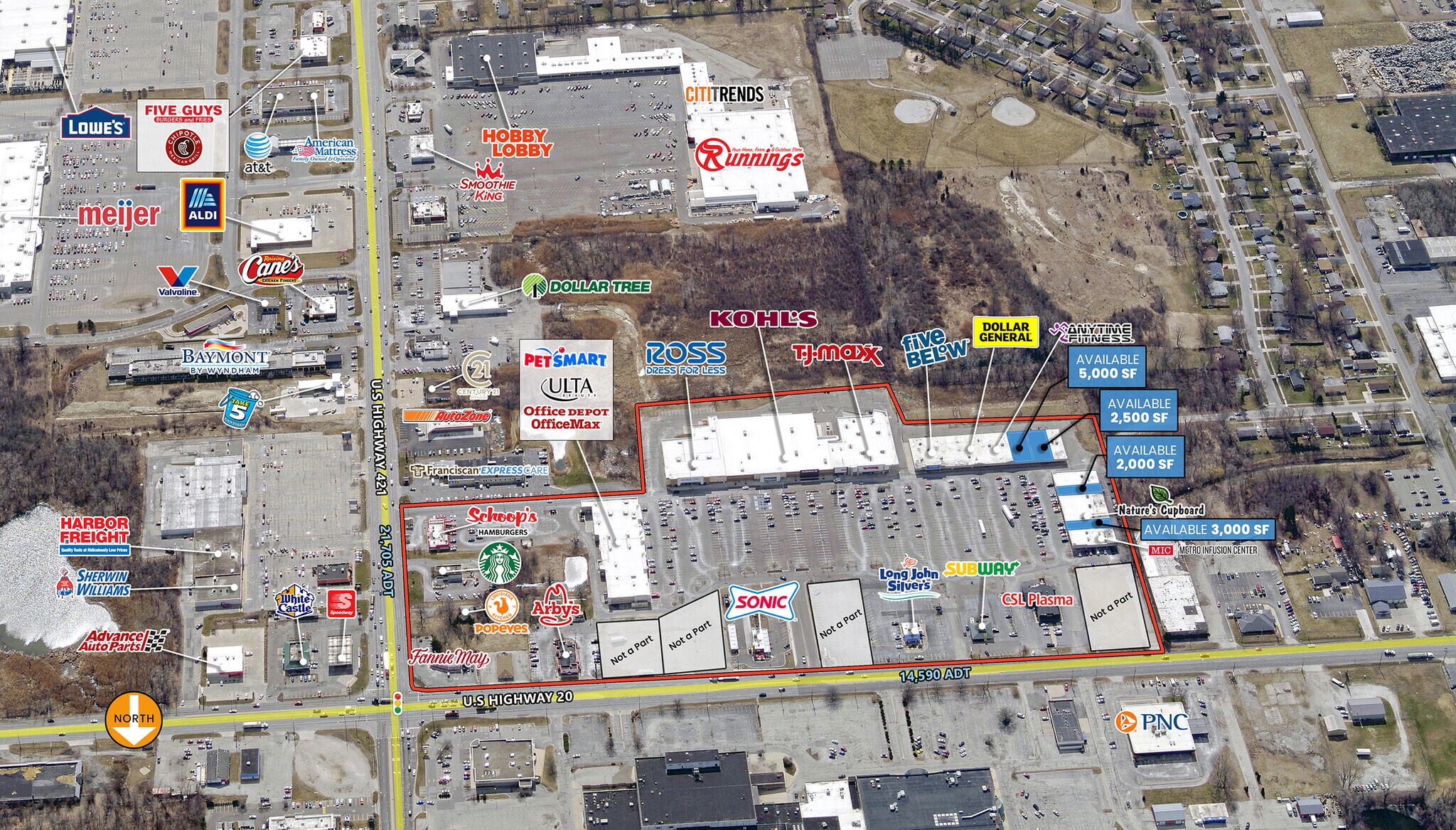 210-218 Dunes Plz, Michigan City, IN for Rent