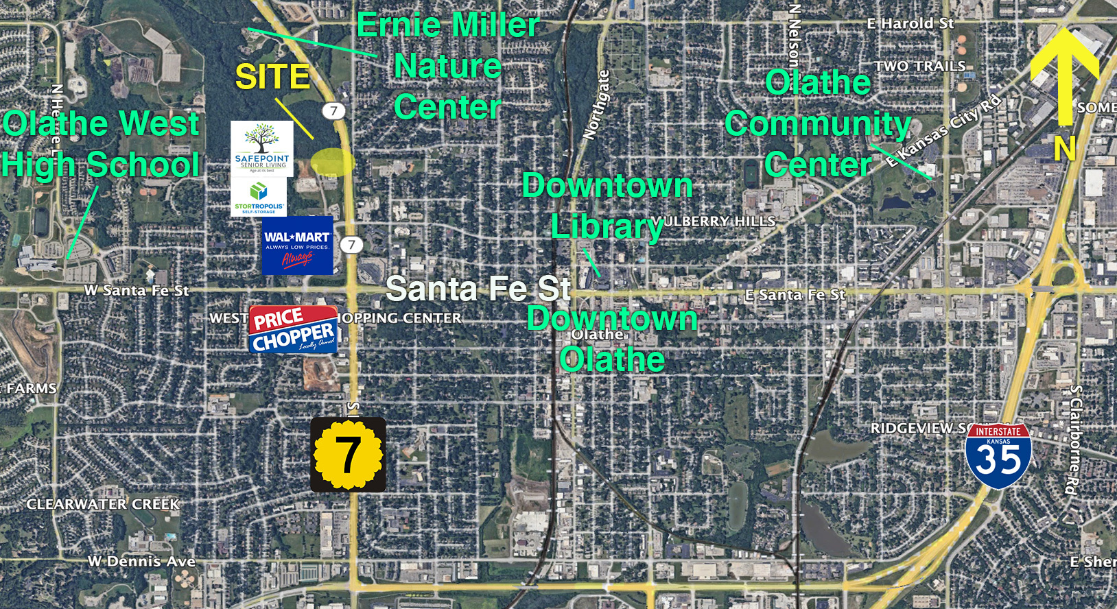 Northwest Of K-7 Hwy & Spruce St, Olathe, KS for Sale
