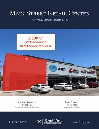Houston, TX Retail - 7811 Main St