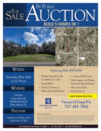 Palm Harbor, FL Residential - Tampa rd. & Hidden Brook Dr