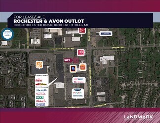 Rochester Hills, MI Commercial Land - 1100 S Rochester Rd