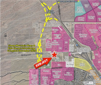 Las Vegas, NV Commercial Land - Kyle Canyon Rd