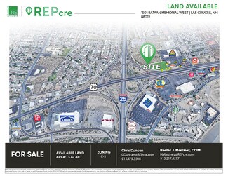 Las Cruces, NM Commercial Land - 1501 Bataan Memorial W