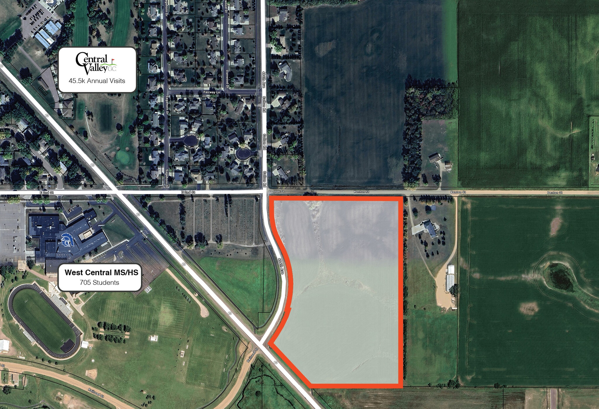 Colton Rd & Hwy 38, Hartford, SD for Sale