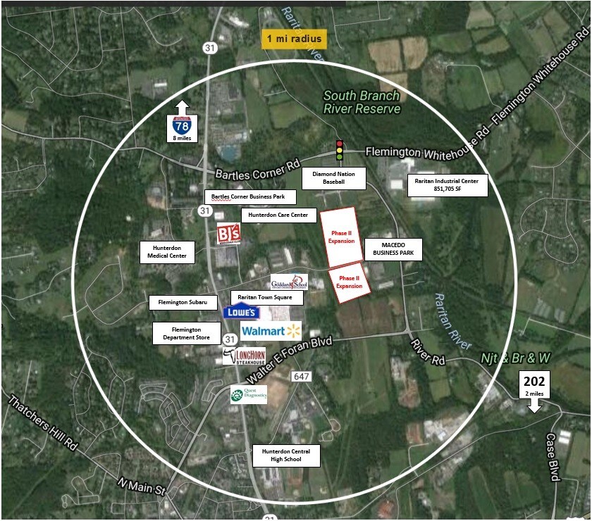 21 Minneakoning Rd Flemington, NJ 08822 Flex Property for Lease on