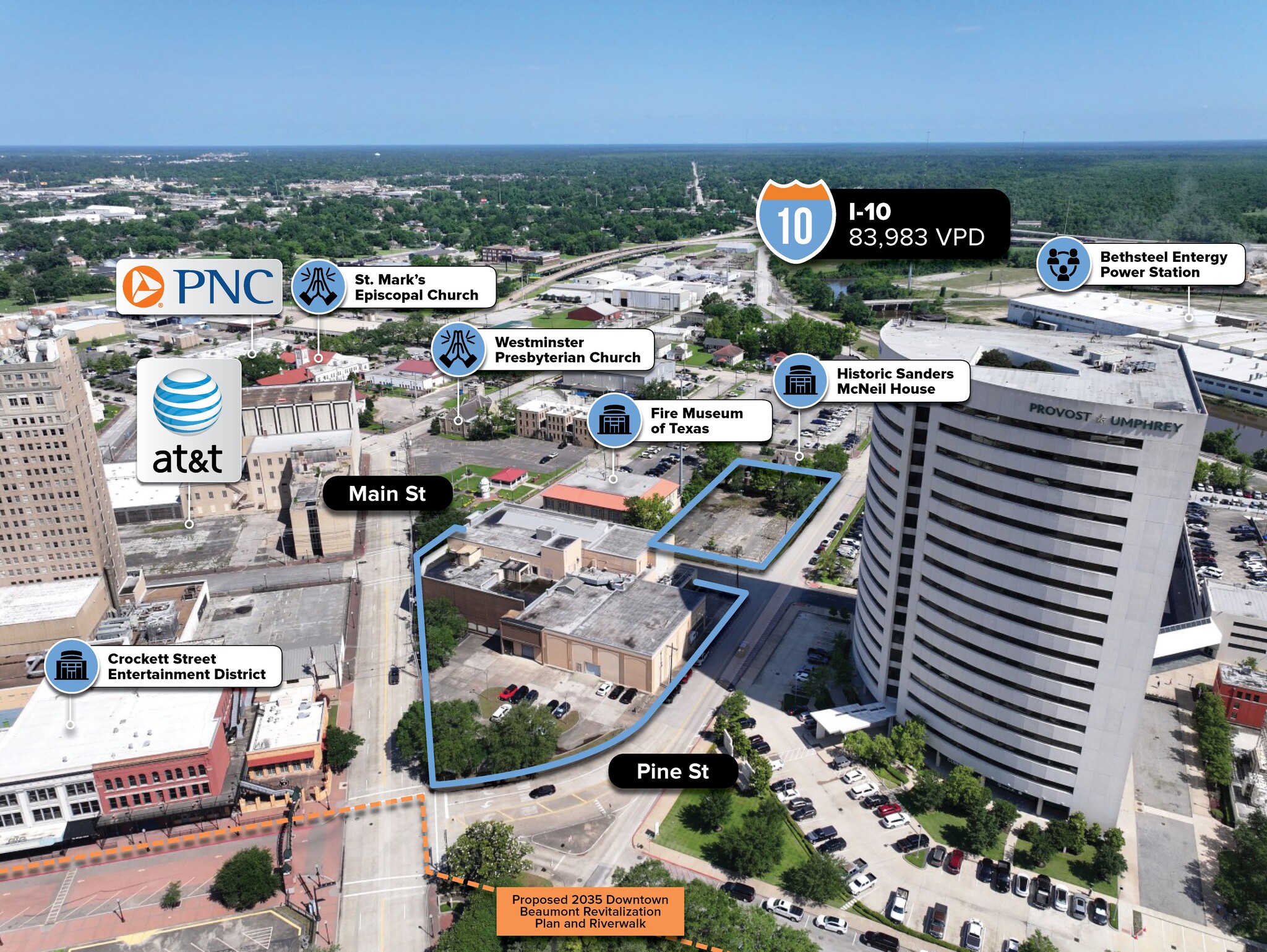 380 Main St, Beaumont, TX for Sale