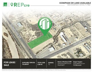 Vinton, TX Commercial Land - 8030 Doniphan Dr