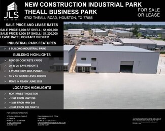 Houston, TX Industrial - 6702 Theall Rd