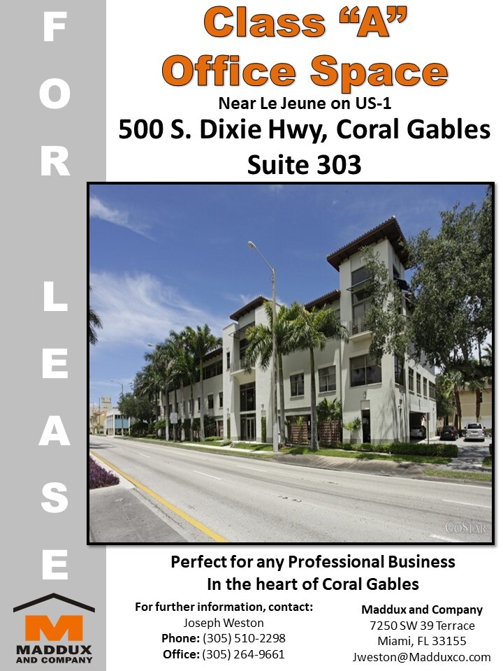 500 S Dixie Hwy, Coral Gables, FL for Rent