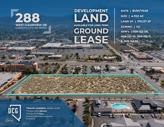 Carson City, NV Commercial Land - 288 W Clearview Dr Carson City, NV Commercial Land - 288 W Clearview Dr