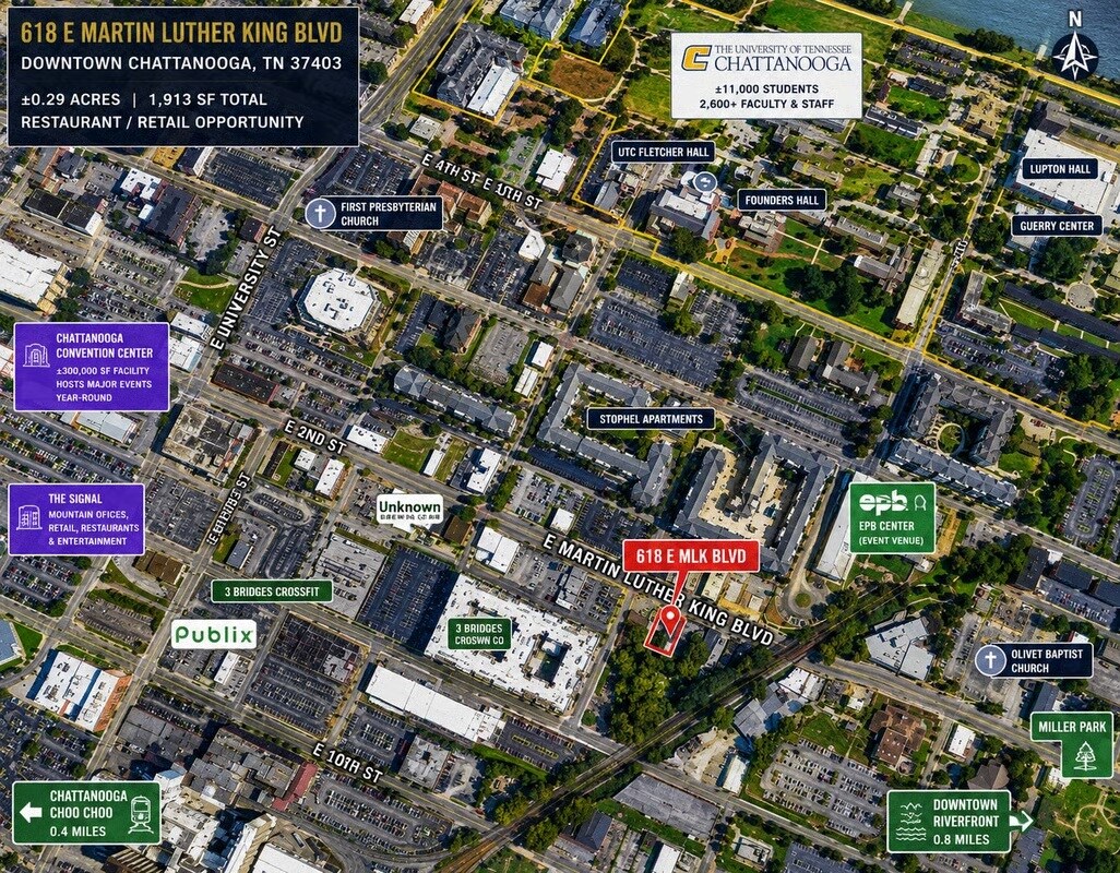 618 E Martin L King Blvd, Chattanooga, TN for Sale