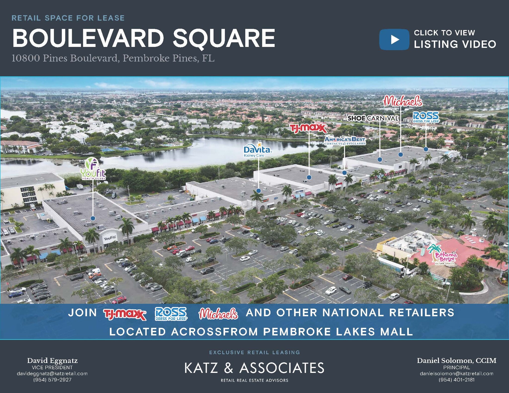 10800-11150 Pines Blvd, Pembroke Pines, FL for Rent