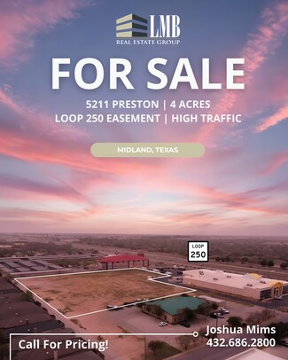 Midland, TX Commercial Land - 5211 Preston Dr Midland, TX Commercial Land - 5211 Preston Dr
