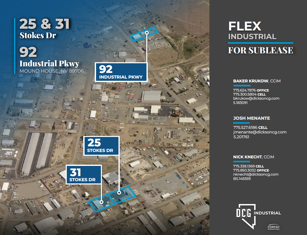 92 Industrial Pky, Mound House, NV for Rent