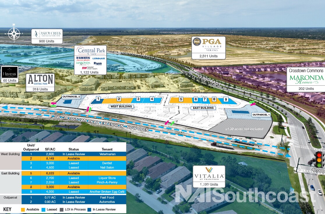 0 Crosstown Pkwy & SW Village Pkwy, Port Saint Lucie, FL for Sale