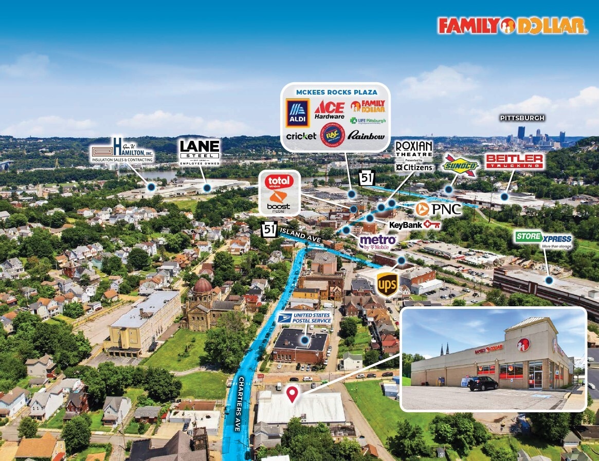 821 Chartiers Ave, McKees Rocks, PA for Sale